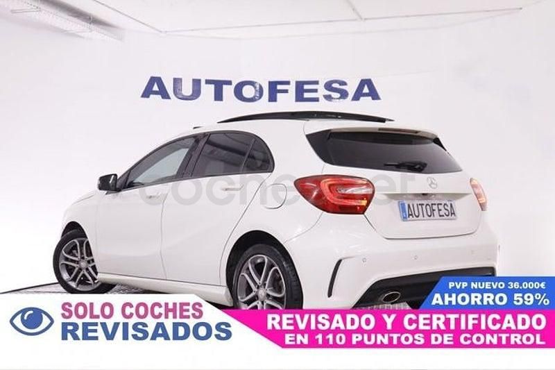 Usado Mercedes A200 AMG line 156 CV (114 kW) 2013 Blanco Berlina