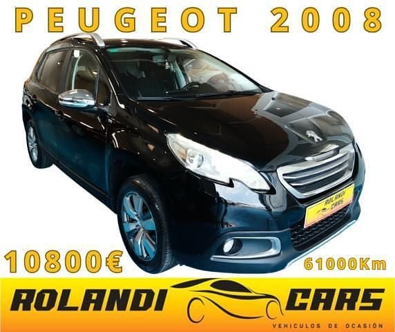 Usado Peugeot 2008 Access 82 CV (60 kW) 2016 Negro SUV