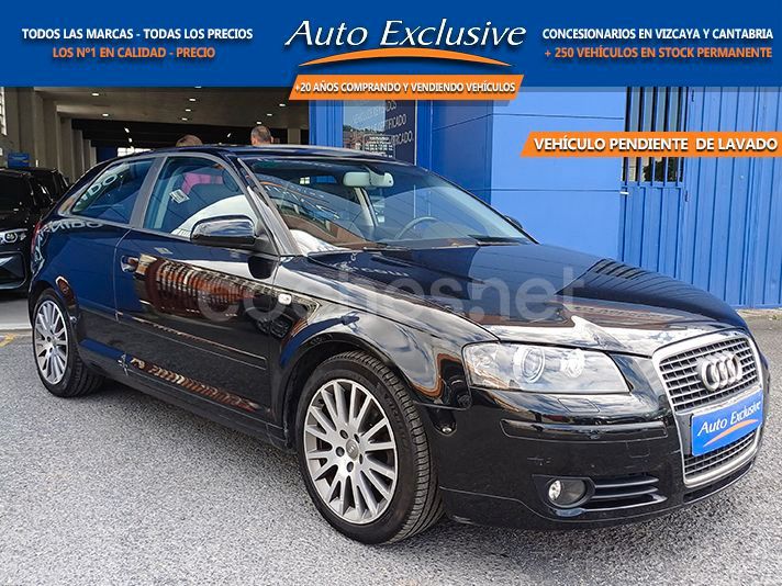 Negro Usado 2006 Audi A3 Ambition Berlina | 7490 € (Precio justo) - Imagen 1/4
