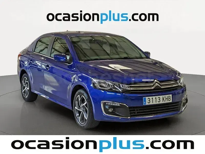 Usado Citroën C-Elysee I PureTech 82 CV (60 kW) 2018 Azul Berlina