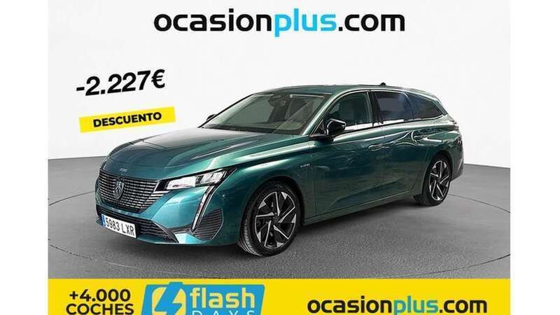 Azul Usado 2022 Peugeot 308 Allure Familiar | 22.273 € (Buen precio) - Imagen 1/4