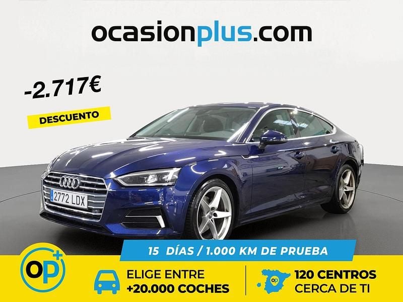 Usado Audi A5 Advanced Plus 150 CV (110 kW) 2020 Azul Coupe