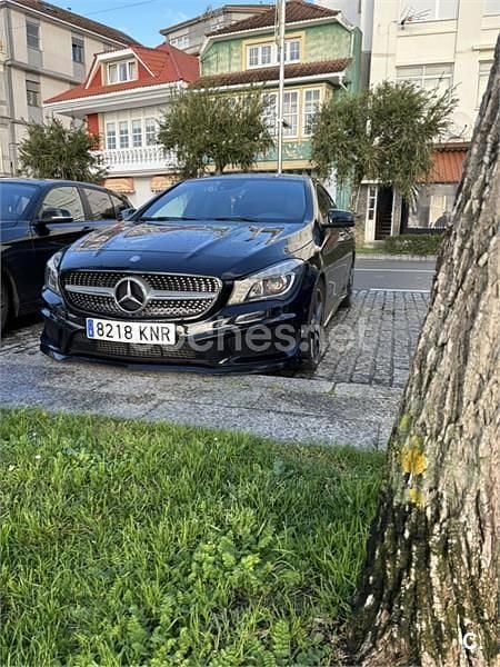 Usado Mercedes CLA220 AMG line 177 CV (130 kW) 2016 Negro Berlina