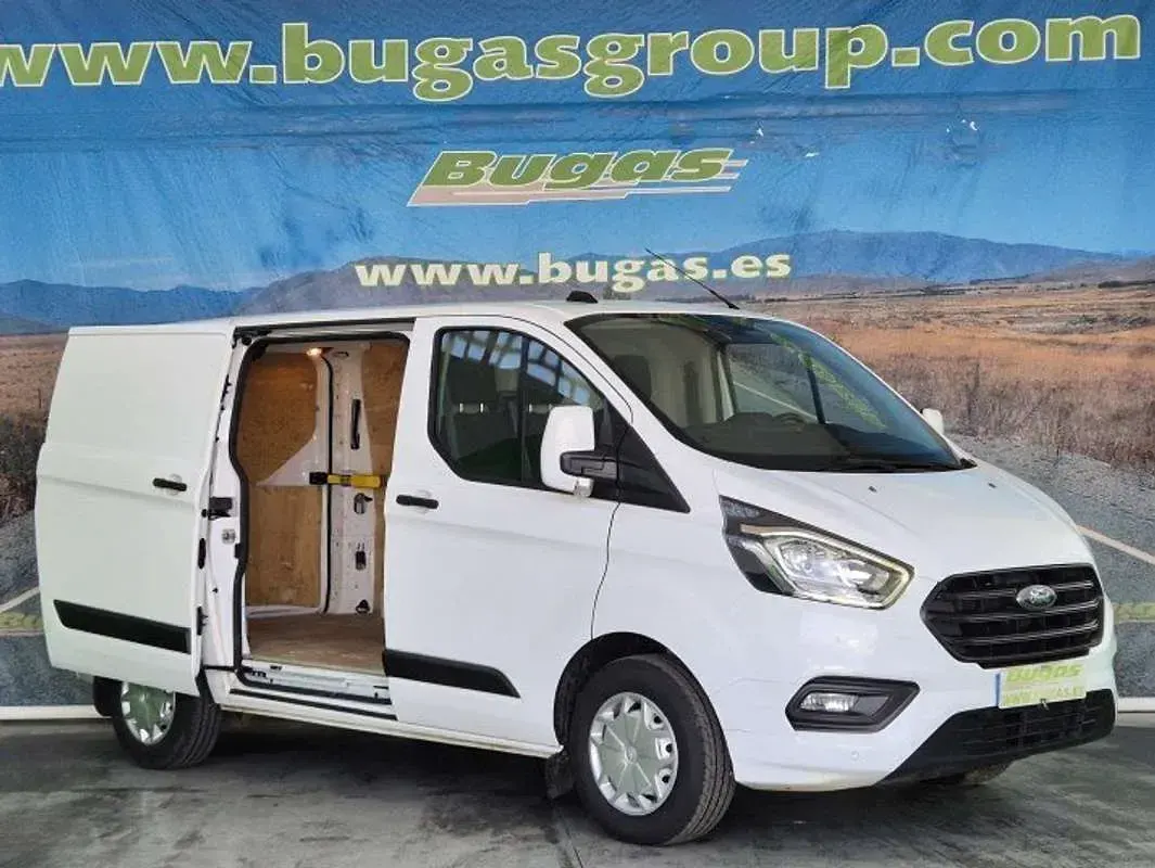 Usado Ford Transit Custom Trend 131 CV (96 kW) 2022 Blanco Van