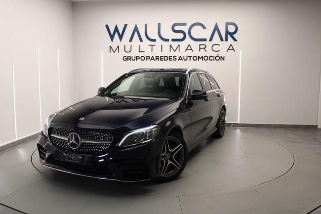 Usado Mercedes C220 196 CV (144 kW) 2019 Azul Familiar
