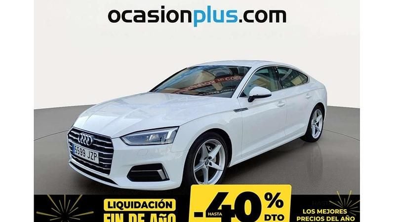 Blanco Usado 2017 Audi A5 Sportback Sport Utilitario | 22.900 € (Precio justo) - Imagen 1/4