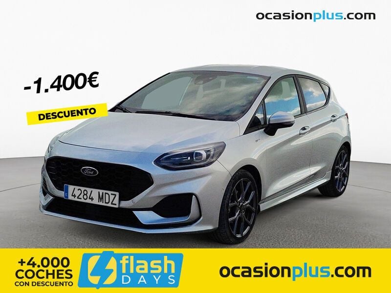 Gris Usado 2023 Ford Fiesta ST-Line Utilitario | 14.890 € (Precio justo) - Imagen 1/4