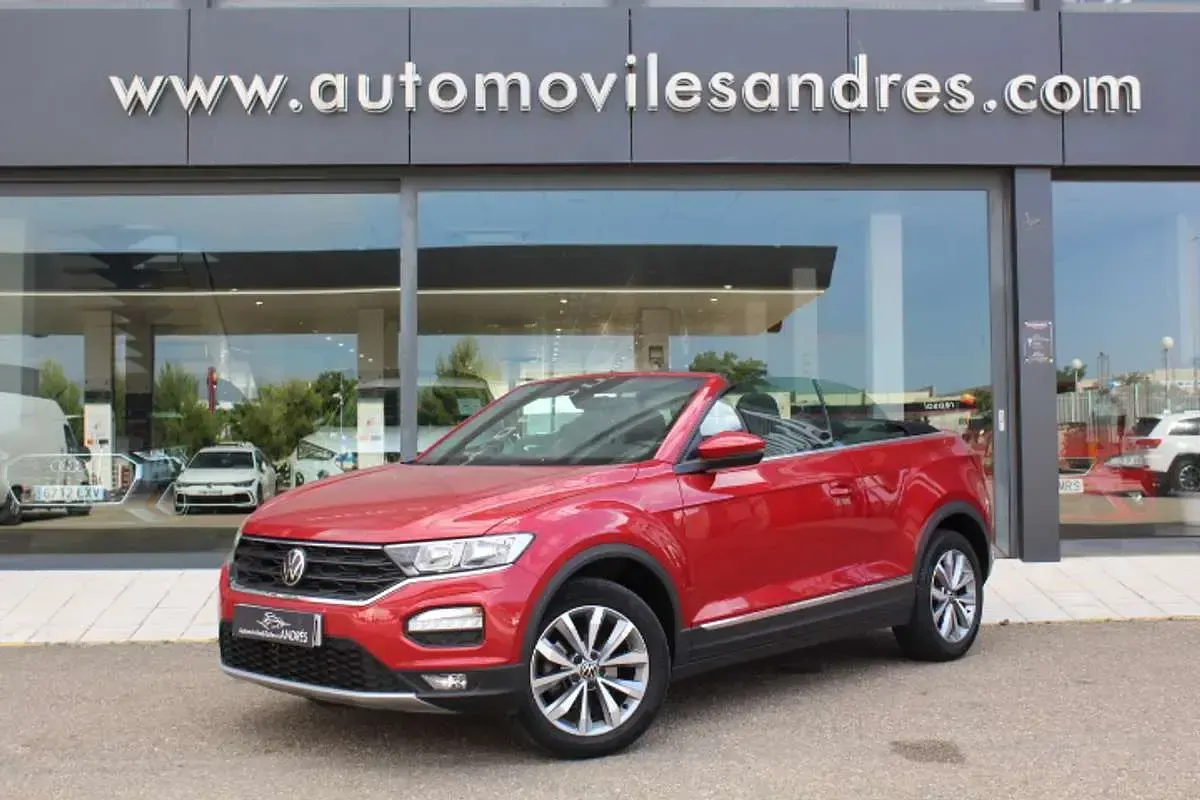Usado VW T-Roc Cabriolet Style 150 CV (110 kW) 2021 Rojo Descapotable