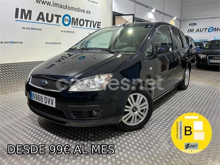 Negro Usado 2006 Ford C-MAX Ghia Monovolumen | 4990 € (Precio justo) - Imagen 1/4