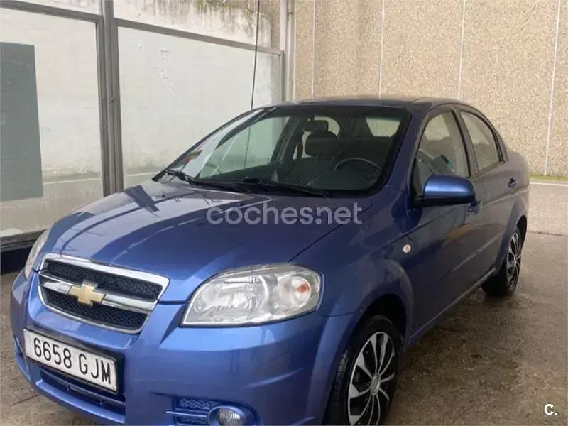 Usado Chevrolet Aveo LT 94 CV (69 kW) 2008 Azul Berlina