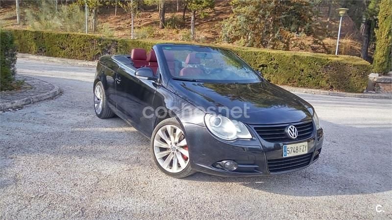 Negro Usado 2008 VW Eos Descapotable | 5000 € (Precio justo) - Imagen 1/4