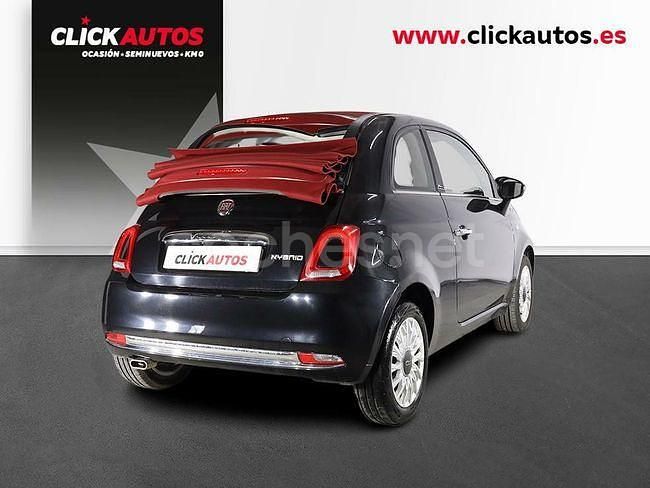 Usado Fiat 500C Dolcevita 70 CV (51 kW) 2021 Negro Descapotable