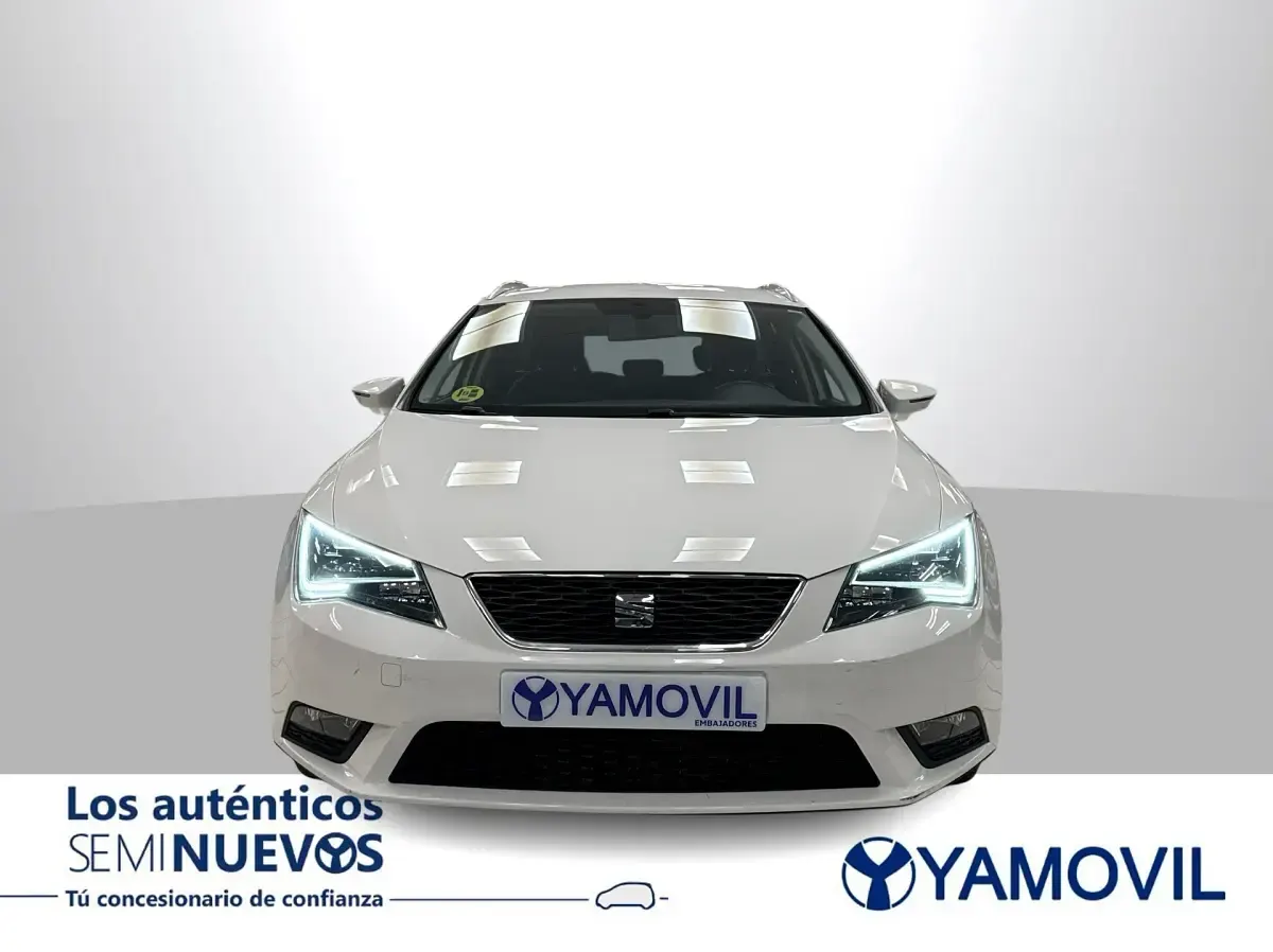 Käytetty Seat Leon Style 105 HP (77 kW) 2015 Valkoinen Farmari