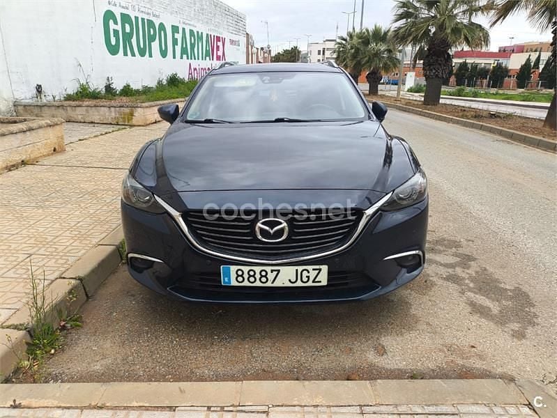 Brugt Mazda 6 Style 150 HK (110 kW) 2015 Blå Stationcar