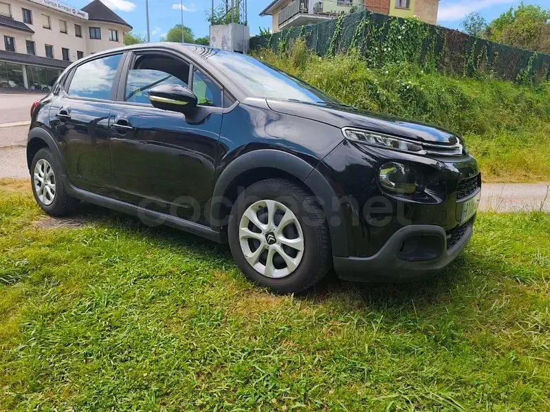 Usado Citroën C3 Feel 110 CV (80 kW) 2017 Negro Berlina