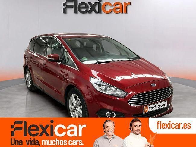 Rojo Usado 2017 Ford S-MAX Titanium Monovolumen | 19.470 € (Precio justo) - Imagen 1/4