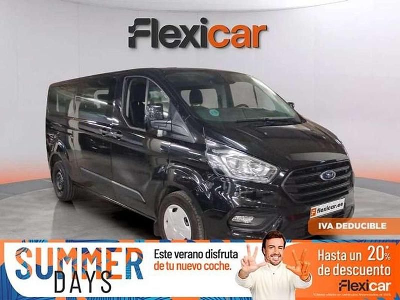 Negro Usado 2023 Ford Transit Custom Trend+ Monovolumen | 32.990 € (Precio justo) - Imagen 1/4