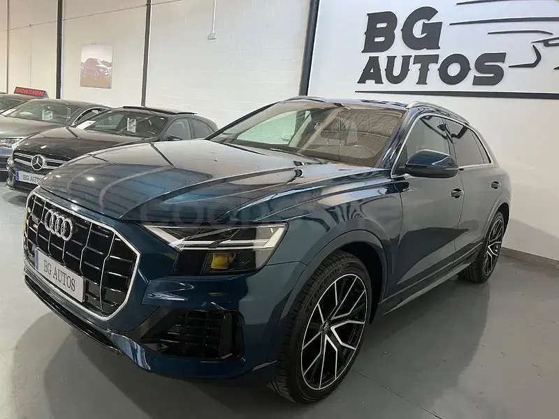 Usado Audi Q8 286 CV (210 kW) 2019 Azul SUV