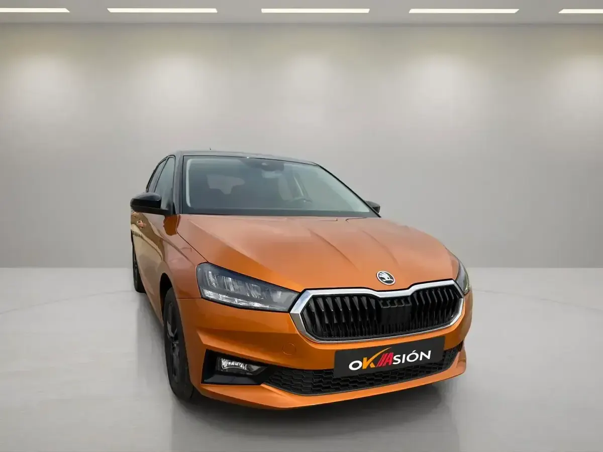 Occasion Skoda Fabia Style 95 ch (69 kW) 2022 Orange Citadine