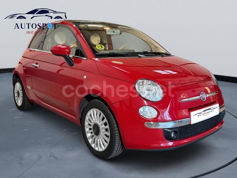 Rojo Usado 2009 Fiat 500 Lounge Berlina | 5790 € (Buen precio) - Imagen 1/4