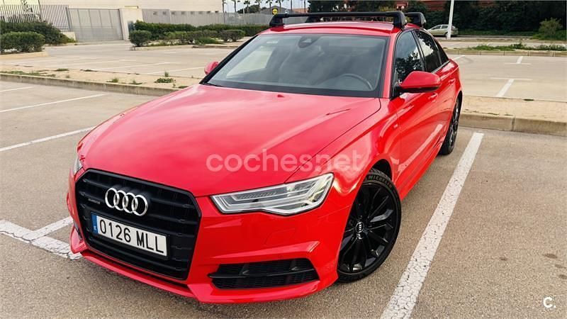 Usado Audi A6 S-Line 190 CV (139 kW) 2017 Rojo Berlina