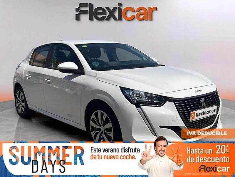 Blanco Usado 2020 Peugeot 208 Active Utilitario | 11.590 € (Precio justo) - Imagen 1/4