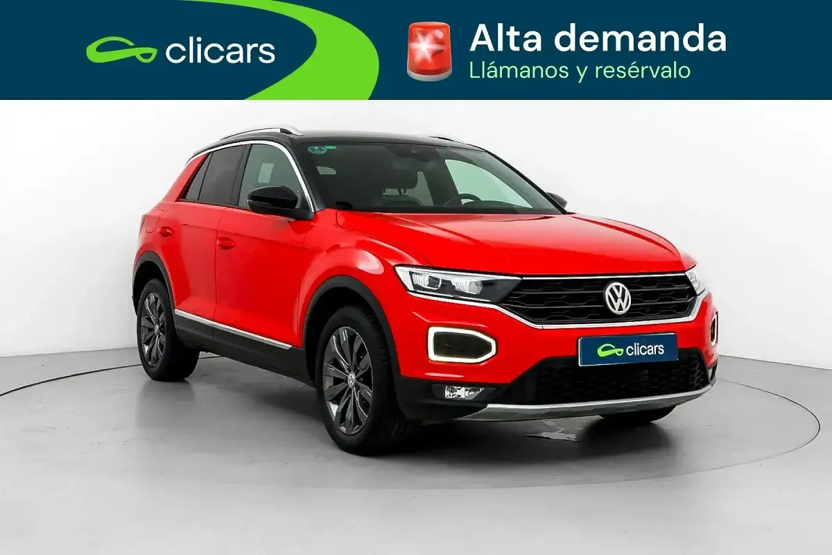 Usado VW T-Roc Sport 150 CV (110 kW) 2019 Rojo SUV