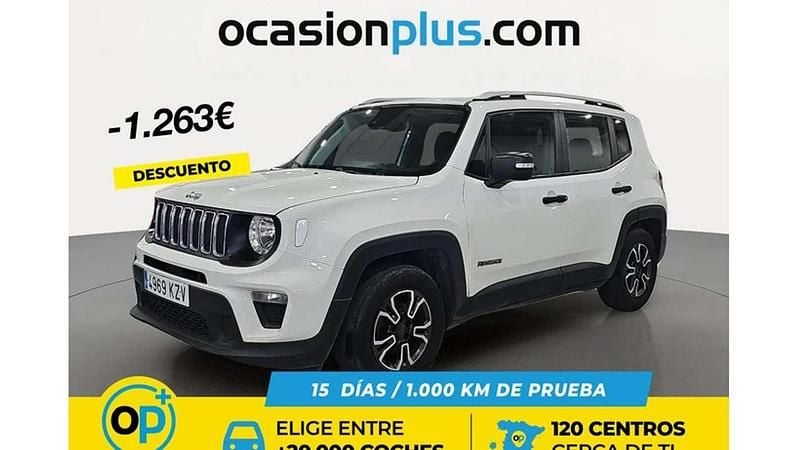 Usado Jeep Renegade Sport 120 CV (88 kW) 2019 Blanco SUV