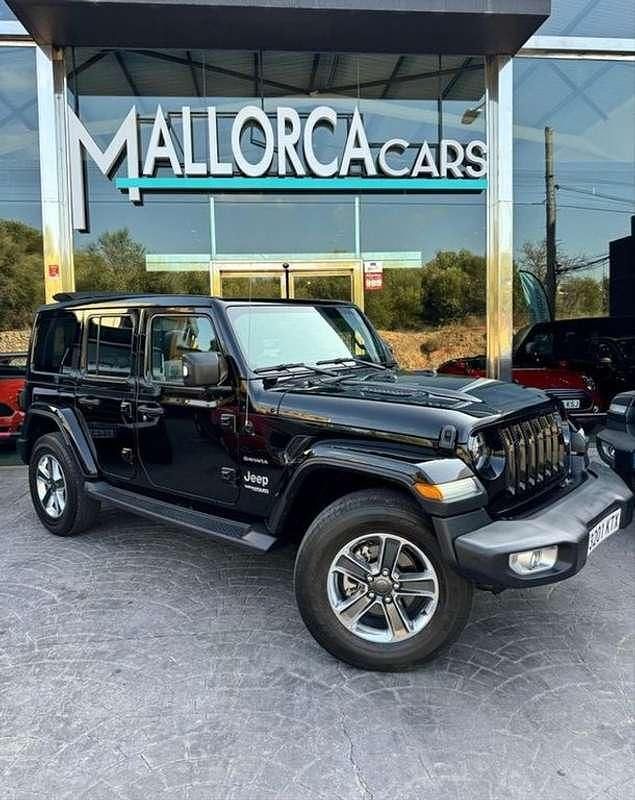 Usado Jeep Wrangler Sahara 200 CV (147 kW) 2019 Negro SUV