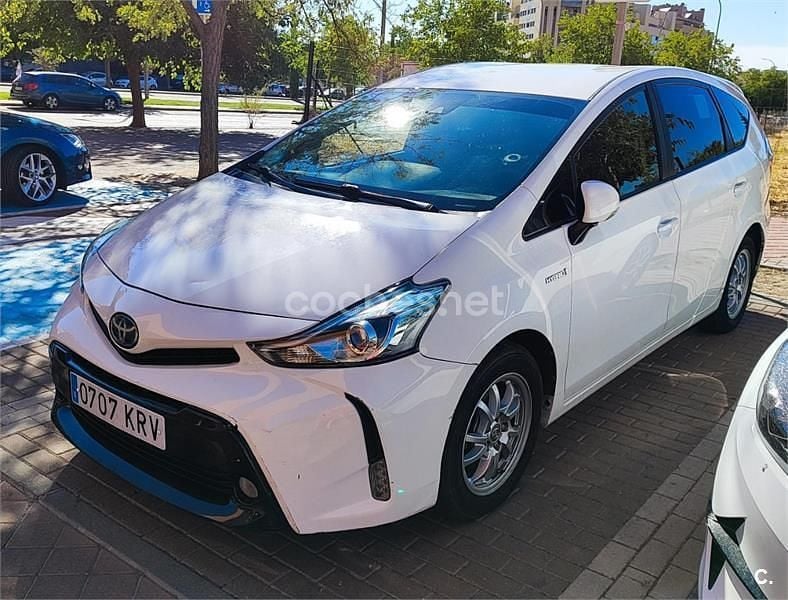 Blanco Usado 2018 Toyota Prius+ Eco Monovolumen | 14.000 € (Buen precio) - Imagen 1/4