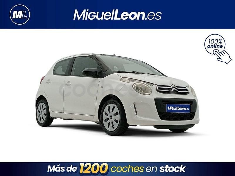 Usado Citroën C1 Feel 82 CV (60 kW) 2016 Blanco Utilitario