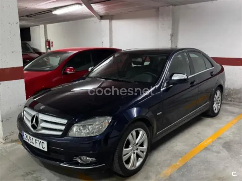 Usado Mercedes C180 Avantgarde 143 CV (105 kW) 2007 Negro Berlina