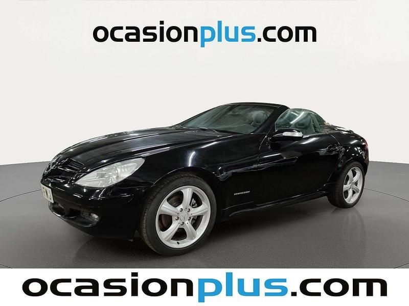Negro Usado 2005 Mercedes SLK200 Descapotable | 10.450 € (Precio justo) - Imagen 1/4