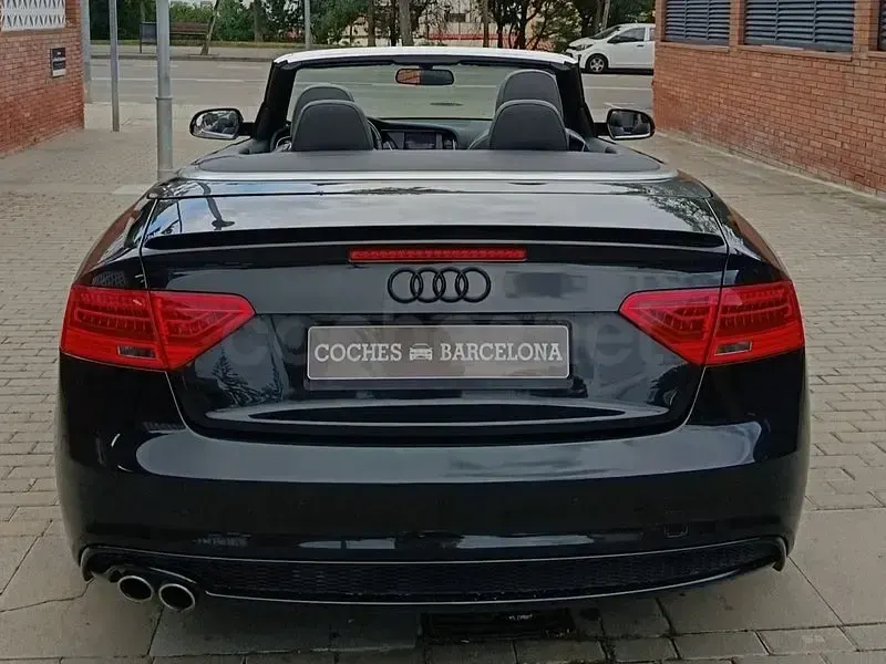 Usado Audi A5 Cabriolet S-Line 190 CV (139 kW) 2016 Negro Descapotable