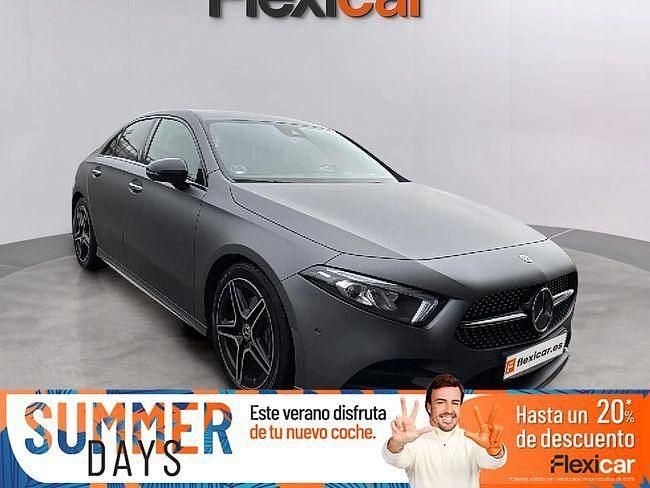 Gris Usado 2022 Mercedes A200 Berlina | 30.500 € (Un poco caro) - Imagen 1/4