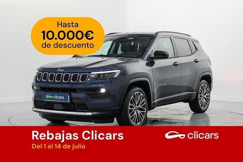 Azul Usado 2022 Jeep Compass Limited SUV | 21.990 € (Precio justo) - Imagen 1/2