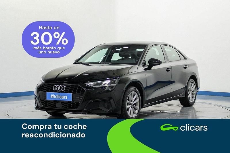 Usado Audi A3 116 CV (85 kW) 2021 Negro Berlina