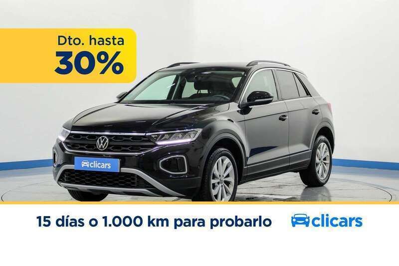 Negro Usado 2022 VW T-Roc Life SUV | 18.590 € (Buen precio) - Imagen 1/4