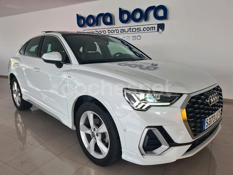 Blanco Usado 2021 Audi Q3 Sportback S-Line SUV | 35.900 € (Precio justo) - Imagen 1/4