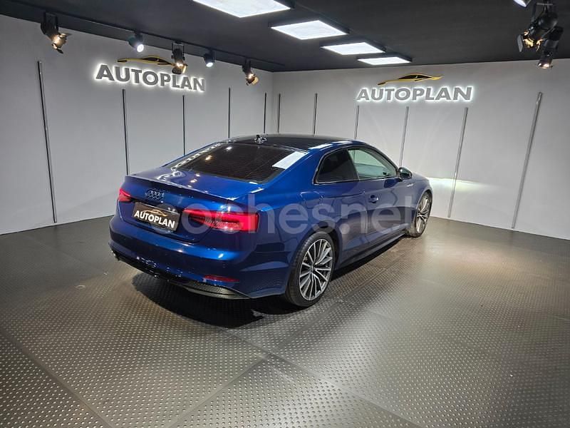 Usado Audi A5 S-Line 190 CV (139 kW) 2017 Azul Coupe