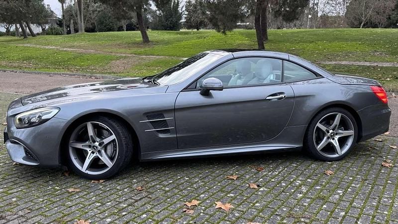 Usado Mercedes SL400 367 CV (269 kW) 2018 Gris Coupe