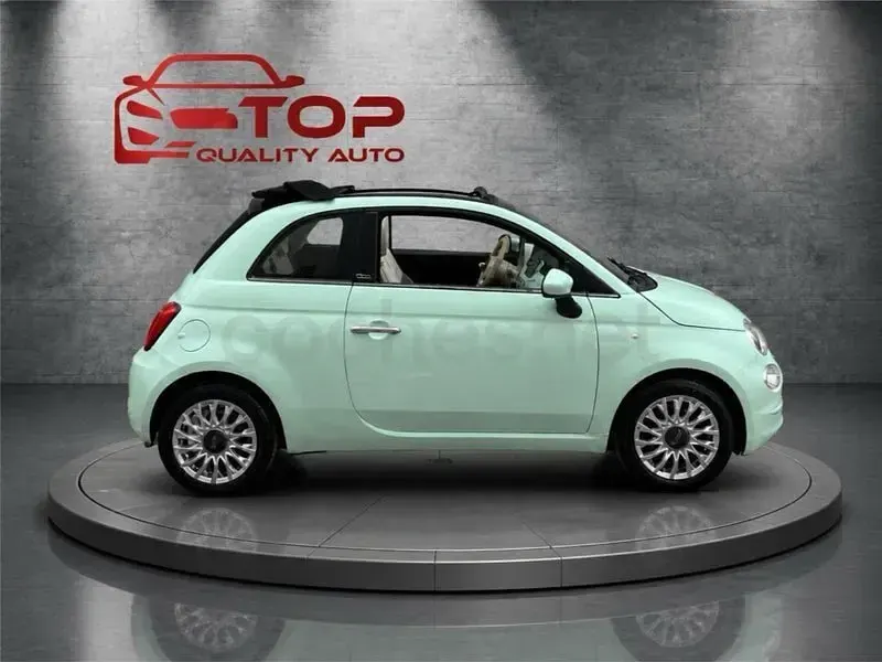 Usado Fiat 500C Lounge 69 CV (50 kW) 2019 Blanco Descapotable