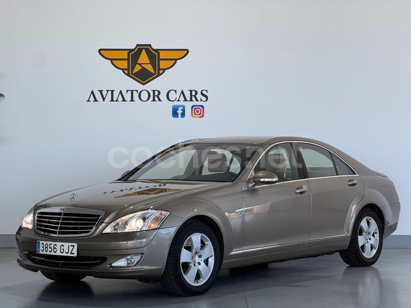 Beige Usado 2009 Mercedes S500 Berlina | 18.999 € (Un poco caro) - Imagen 1/4