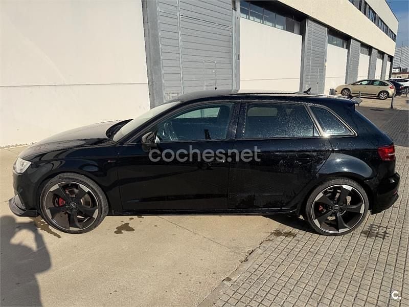 Usado Audi A3 S-Line 150 CV (110 kW) 2020 Negro Berlina