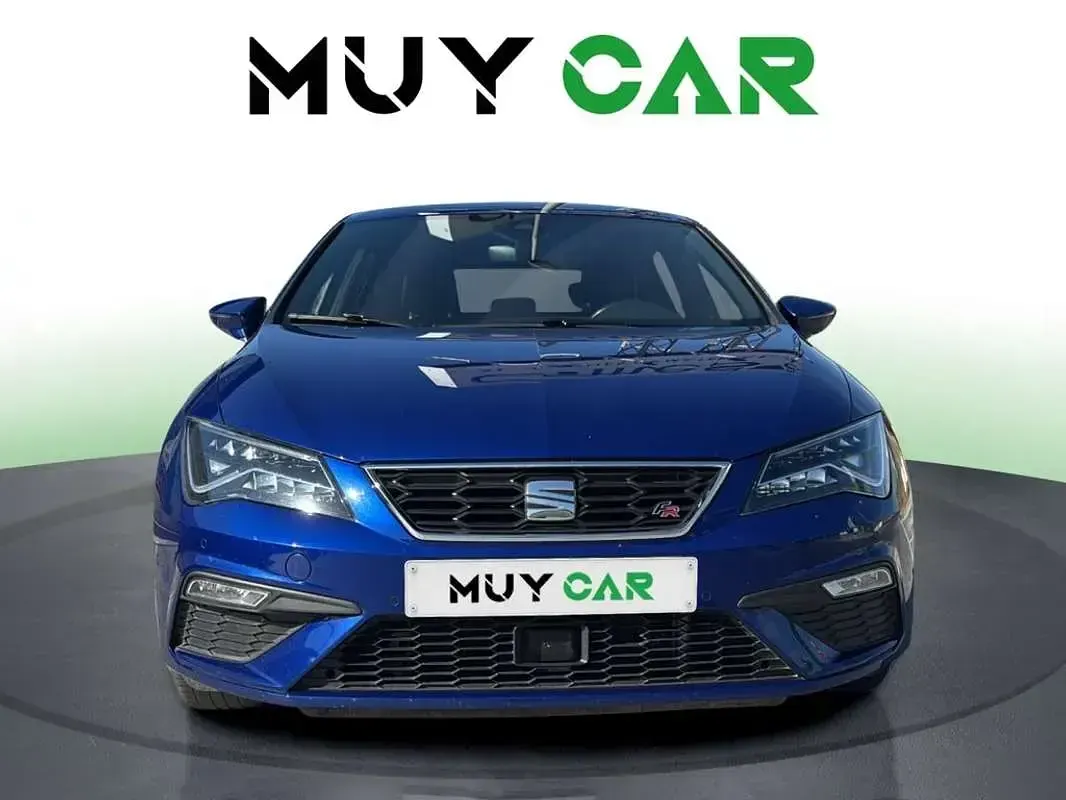 Usado Seat Leon FR 150 CV (110 kW) 2020 Azul Utilitario
