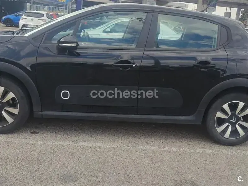 Usado Citroën C3 Feel 82 CV (60 kW) 2017 Negro Berlina