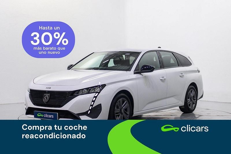 Blanco Usado 2022 Peugeot 308 SW Active Familiar | 16.990 € (Un poco caro) - Imagen 1/4