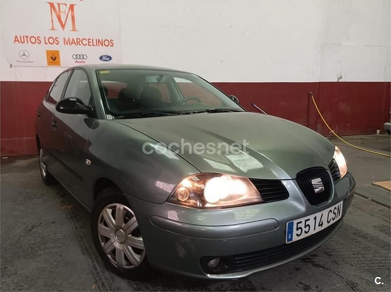 Usado Seat Ibiza Fresh 64 CV (47 kW) 2004 Verde Utilitario