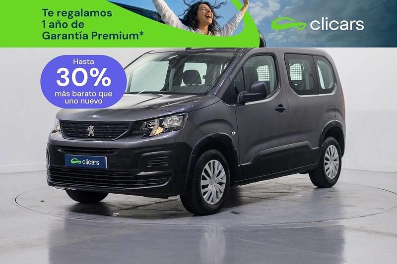 Usado Peugeot Rifter Active 102 CV (75 kW) 2021 Gris Monovolumen