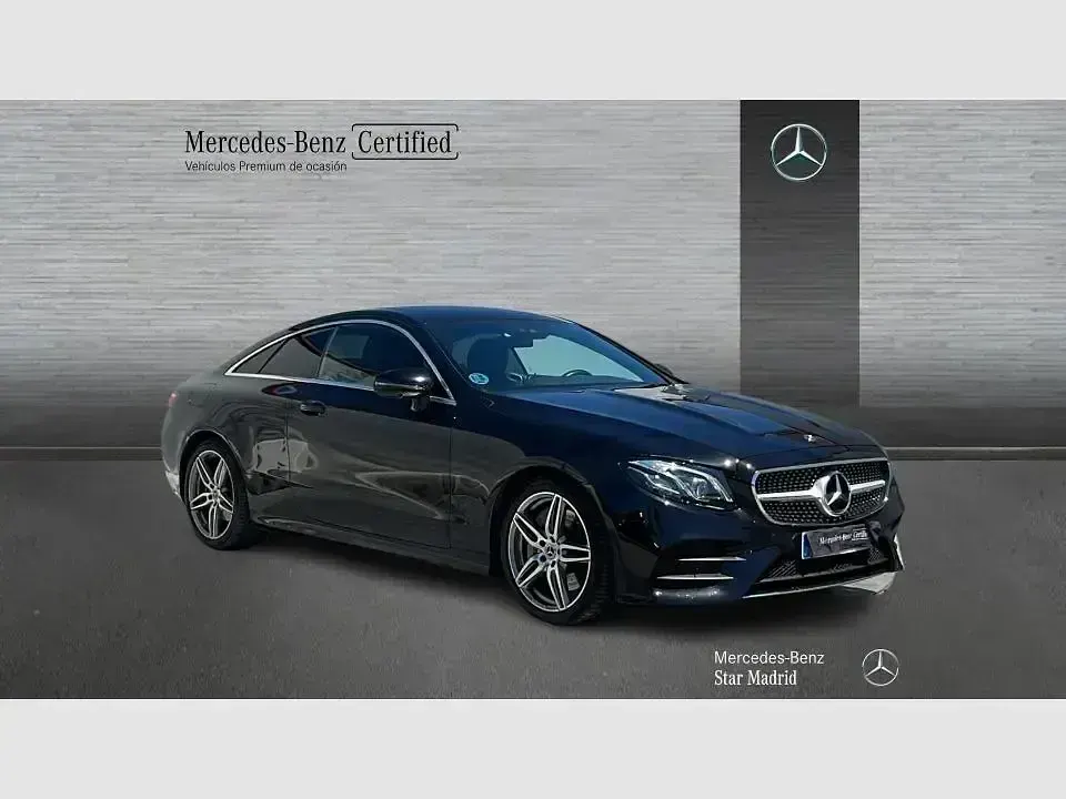Usado Mercedes E350 AMG line 286 CV (210 kW) 2020 Negro Coupe